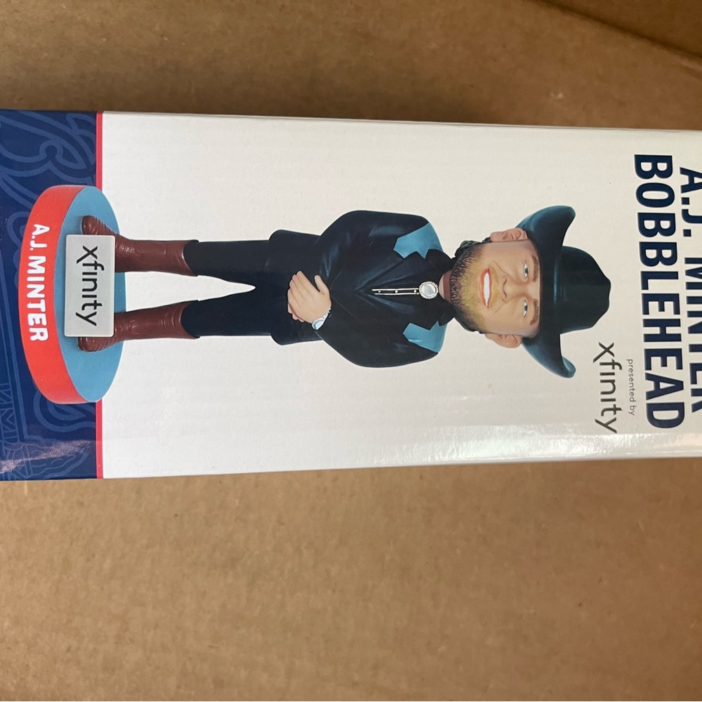 AJ Minter Bobblehead with Cowboy Hat